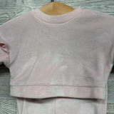 Velour Crewneck Ruffles & Joggers NB