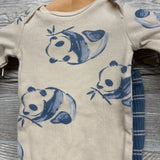 LS Bodysuit Pandas Ribbed Bodysuit & Pants Stripes NB