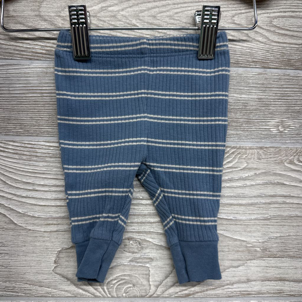LS Bodysuit Pandas Ribbed Bodysuit & Pants Stripes NB