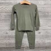 2 Pc LS Ribbed PJs 3T