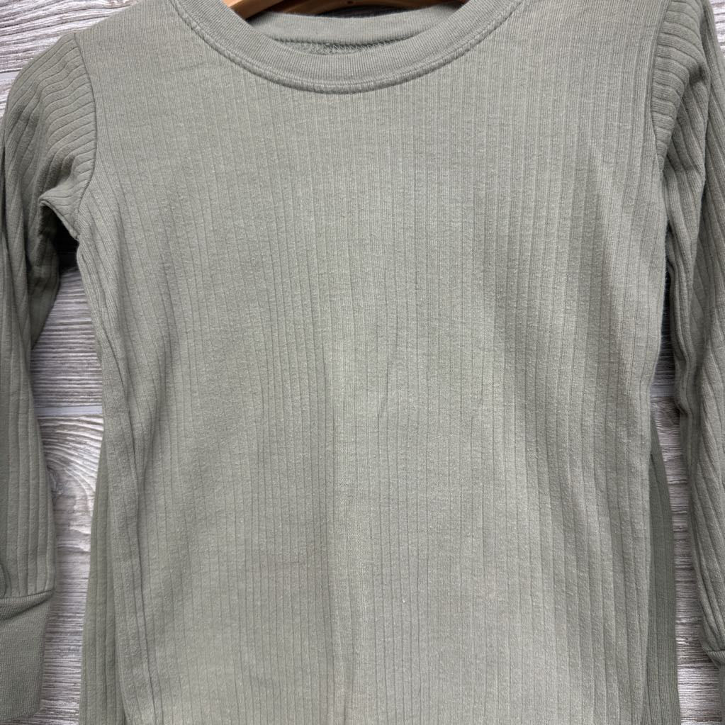 2 Pc LS Ribbed PJs 3T