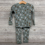 2 Pc LS PJs Cookies Milk 4T