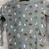 2 Pc LS PJs Cookies Milk 4T