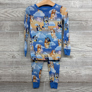 2 Pc LS Bamboo PJs Bluey Bingo 2T