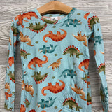 2 Pc LS Bamboo PJs Dinosaurs 2T
