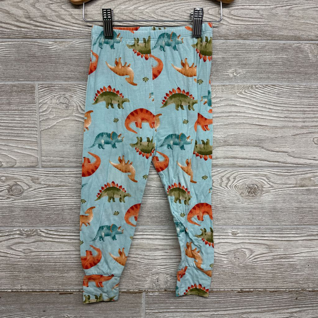 2 Pc LS Bamboo PJs Dinosaurs 2T