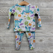 2 Pc LS PJs Boo Monsters Inc 18M