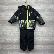 Winter Coat Printed & Snow Bibs 3t