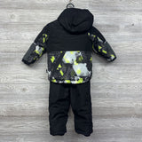 Winter Coat Printed & Snow Bibs 3t