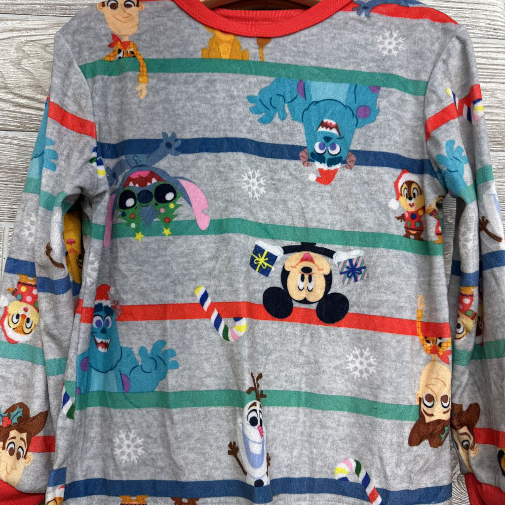 2 Pc LS Cozy PJs Stripes Characters 4-5