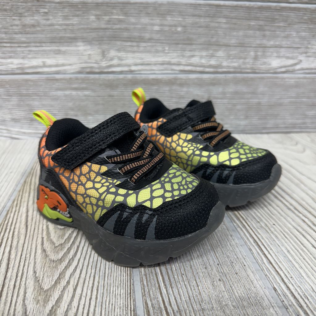 Light Up Dinosaur Velcro Shoes 5c
