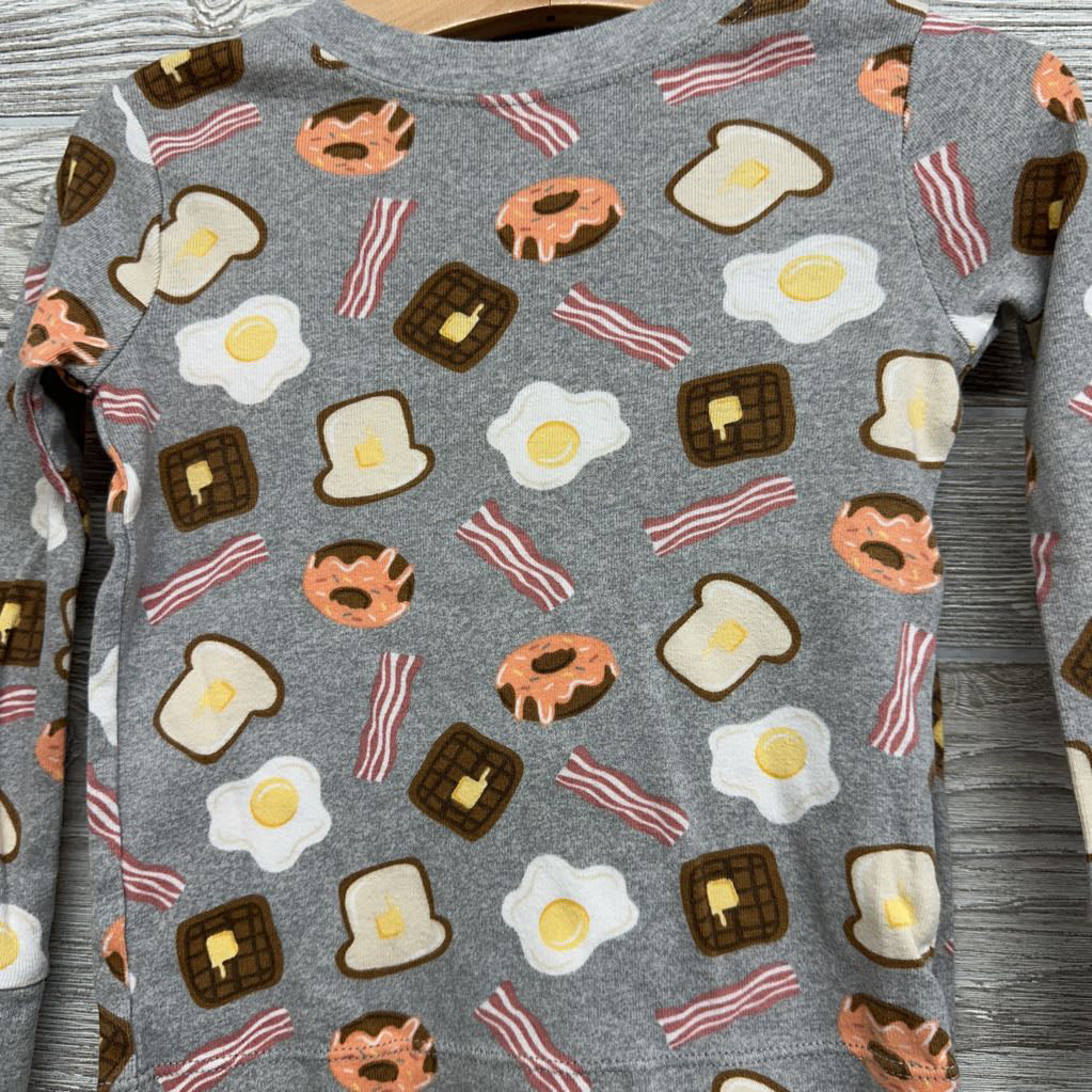 2 Pc LS PJs Eggs Toast 3T