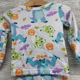 2 Pc LS PJs Monsters Inc Pumpkins 2T