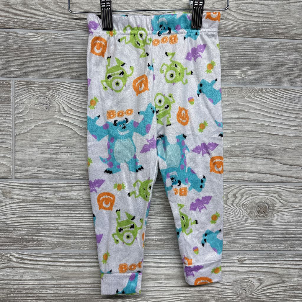 2 Pc LS PJs Monsters Inc Pumpkins 2T