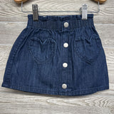Denim Paperbag Skirt Heart Pockets 18-24M