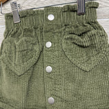 Cord Paperbag Skirt Heart Pockets 18-24M
