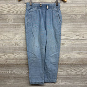 Chambray Pull On Drawstring Pants 10