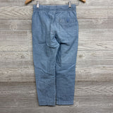Chambray Pull On Drawstring Pants 10