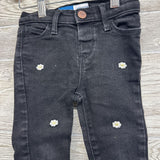 Rockstar Jeggings Embroidered Flowers 3T