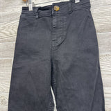 Wide Leg High Waisted Jeans Frayed 10 *