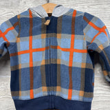 Plaid Fleece Jacket & French Terry Joggers 9M