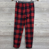 Plaid Fleece PJ Pants 7-8
