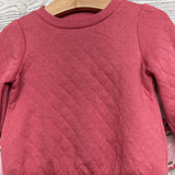 Quilted Crewneck & Skort Flowers 18M