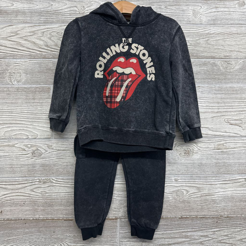 Weathered Hoodie Plaid & Cargo Joggers 3T