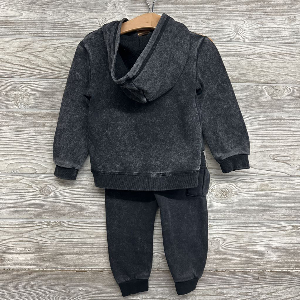 Weathered Hoodie Plaid & Cargo Joggers 3T