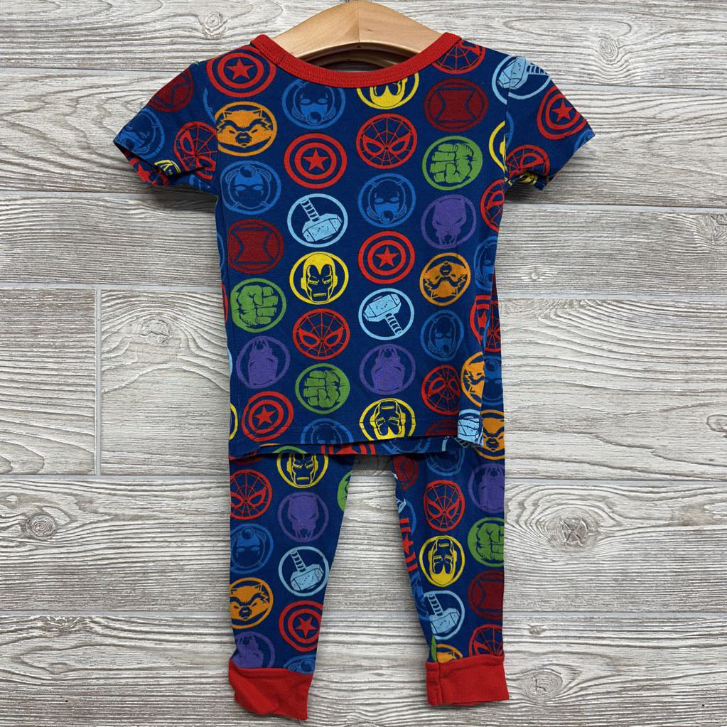 2 Pc PJs Superheroes 3T