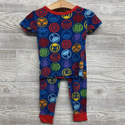 2 Pc PJs Superheroes 3T