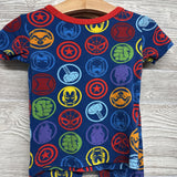 2 Pc PJs Superheroes 3T