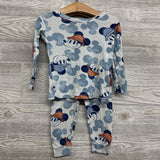 2 Pc LS PJs Mickey Mouse 3T