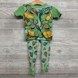 2 Pc PJs Pizza TMNT 3T