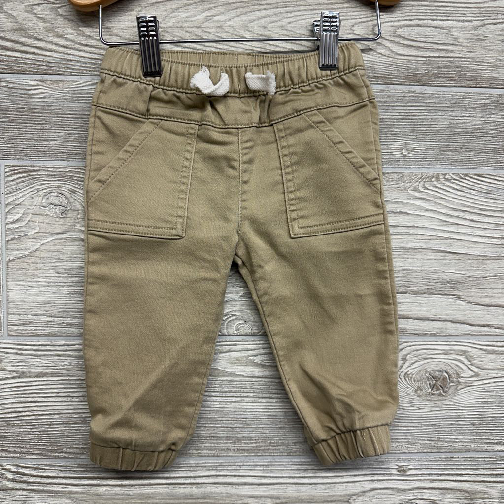 Knit Pull On Drawstring Joggers 6-9M