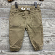 Knit Pull On Drawstring Joggers 6-9M
