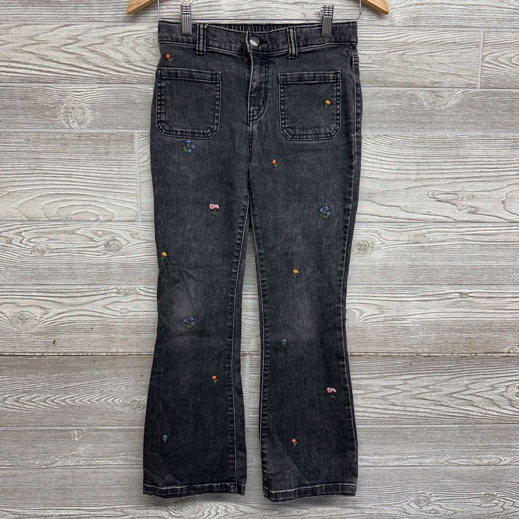 Flare Jeans Embroidered Flowers 12