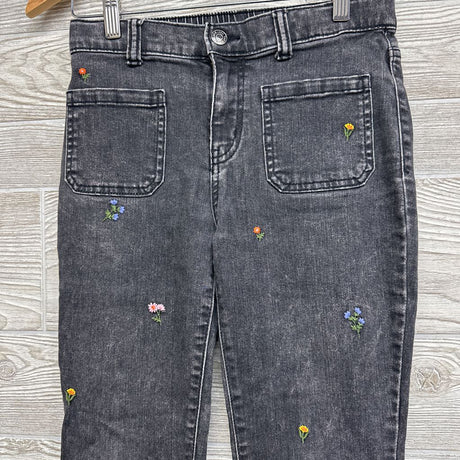 Flare Jeans Embroidered Flowers 12