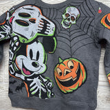 Crewneck Mickey Mouse Skulls Pumpkins 5T