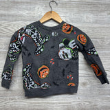 Crewneck Mickey Mouse Skulls Pumpkins 5T