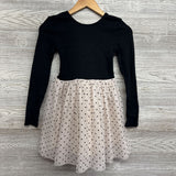 LS Ribbed Tulle Dress Dots 10