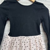 LS Ribbed Tulle Dress Dots 10
