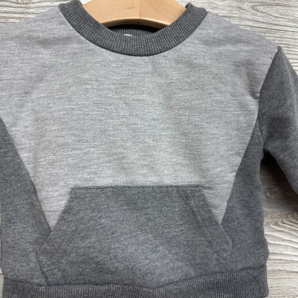 Crewneck Kangaroo Pocket 18M
