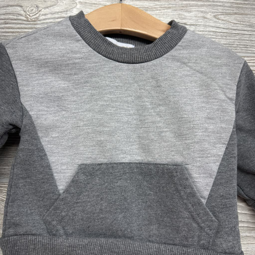 Crewneck Kangaroo Pocket 18M