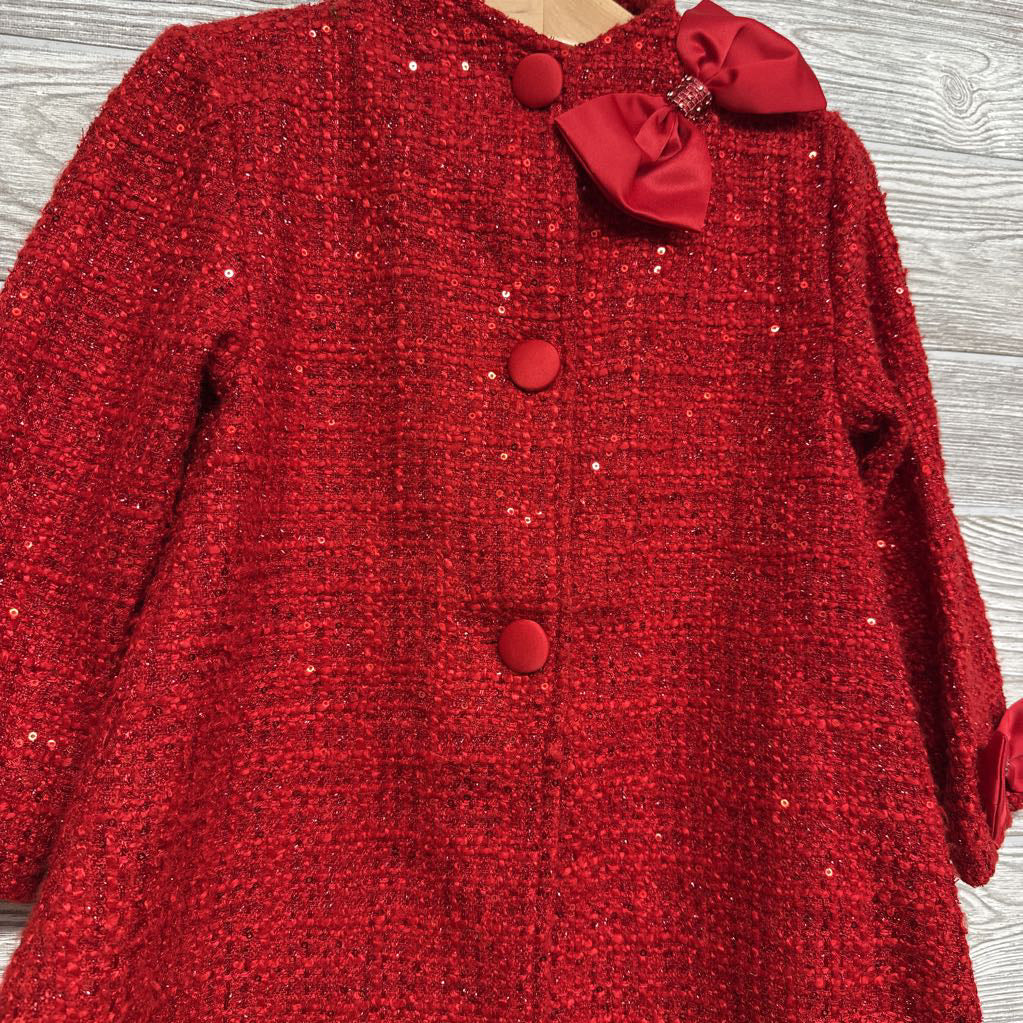 Tank Tulle Dress & Tweed Jacket Sequins 4T