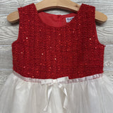 Tank Tulle Dress & Tweed Jacket Sequins 4T