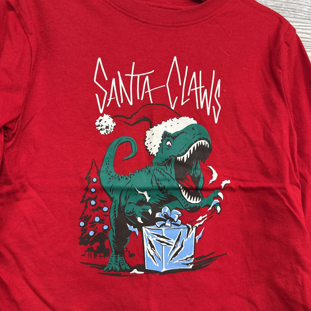 LS Shirt Santa Claws 4-5
