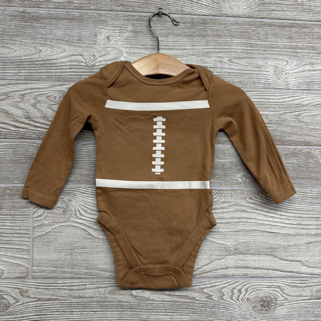 LS Bodysuit Football 6-12M