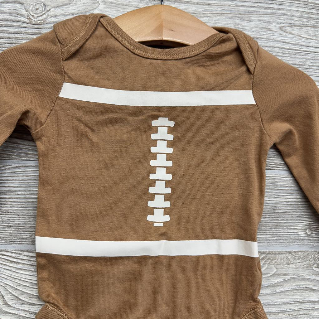 LS Bodysuit Football 6-12M