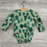 LS Bodysuit Smiley Trees 6-12M